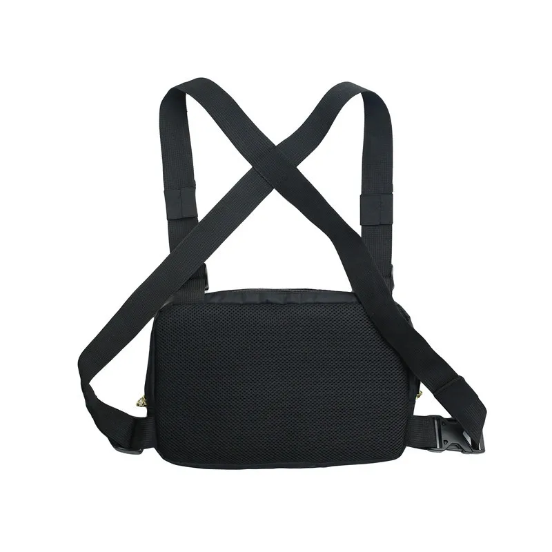 Нейлоновая черная тактическая сумка для мужчин нагрудная Сумочка мальчиков