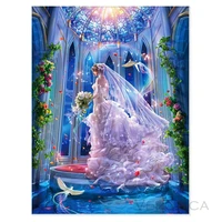 diamond paintings cuadros cartoon wedding girl embroidery mosaic painting by numbers crystal rhinestones cross stitch accessorie