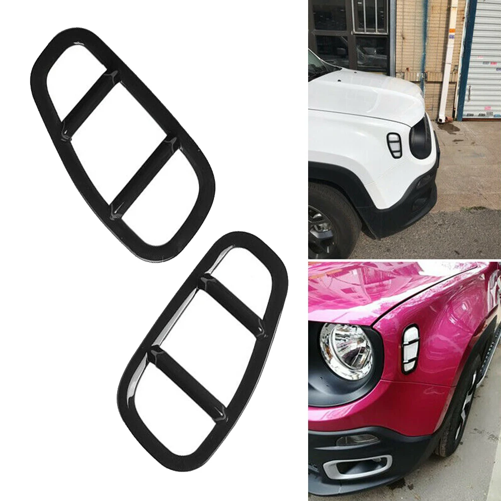 Защитные боковые лампы наклейка декоративная отделка для Jeep Renegade 2015 2019 Стайлинг