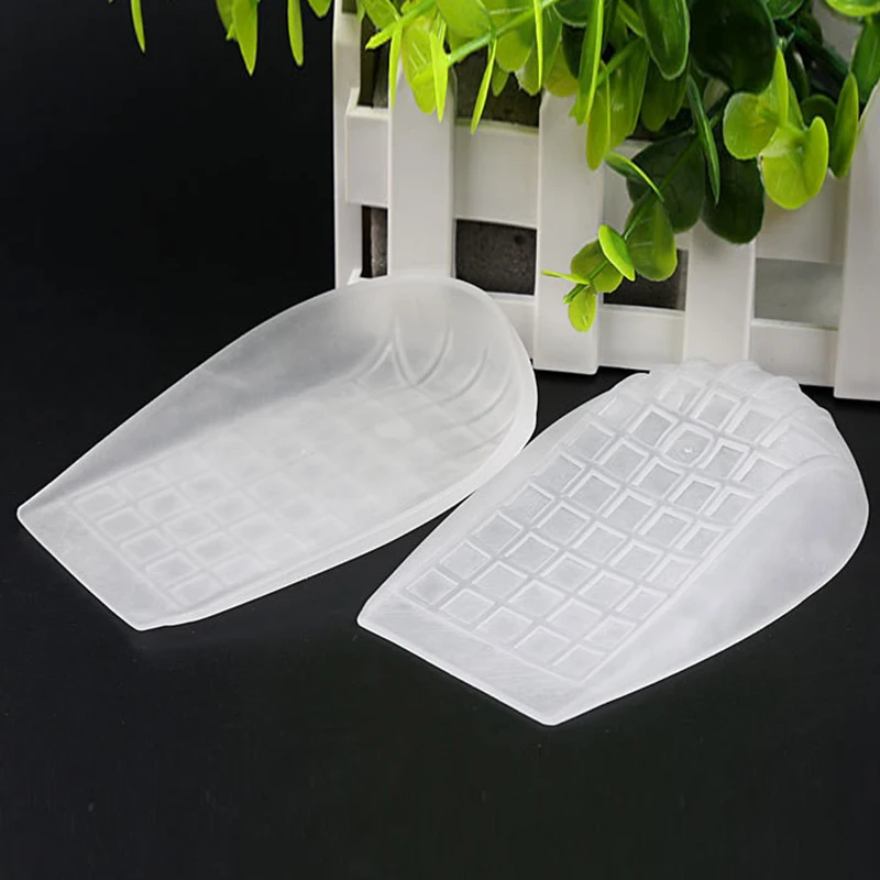 1 пара прозрачные мягкие подушечки для пятки силиконовый гель противоскользящие