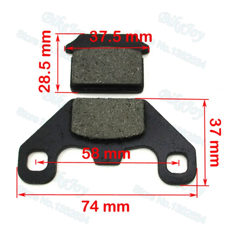 Тормозной суппорт для SSR SR70-C/ SR110 125/SR110 125-Semi/SR110-DX питбайк-внедорожник |
