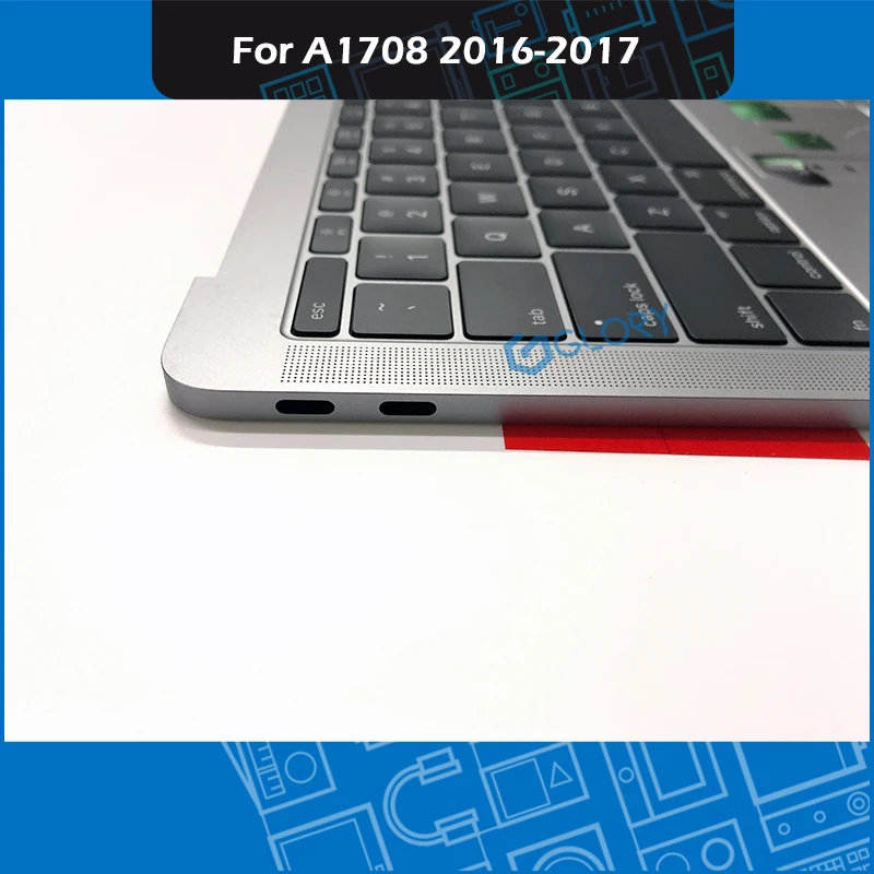 Новый A1708 верхний чехол серый Космический Чехол Для MacBook Pro Retina 13 &quotA1708 Topcase с