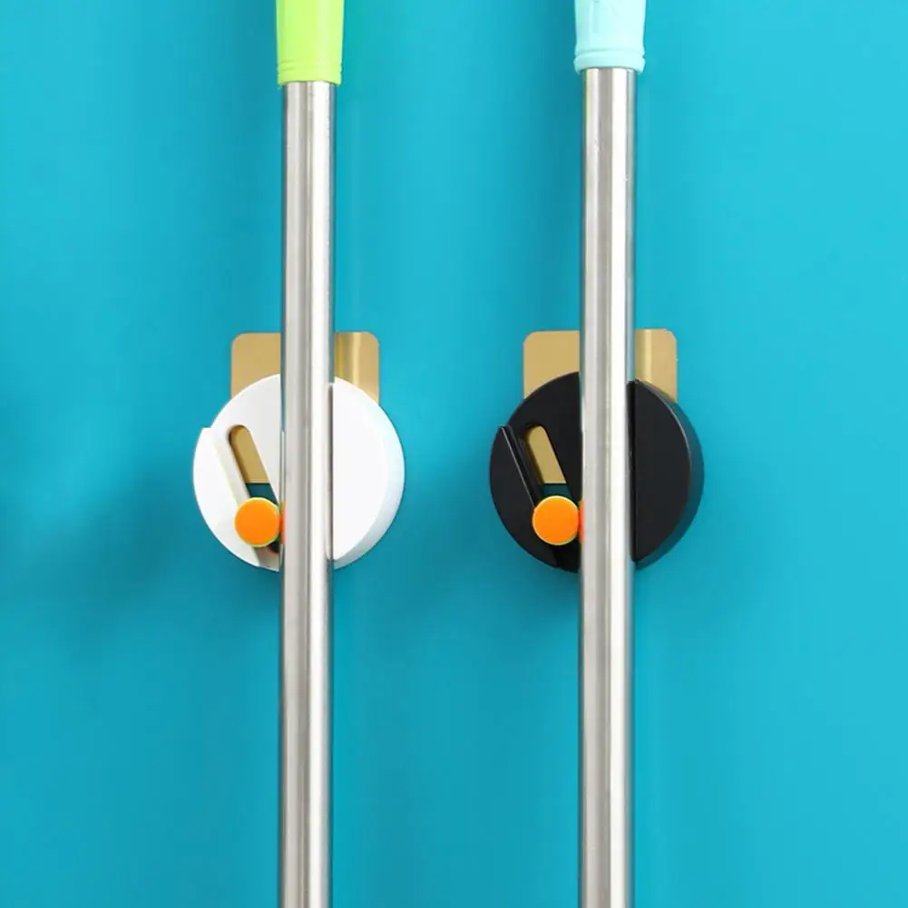 

Easy Installation ABS Wall Mountable Waterproof Mop Holder for Washroom