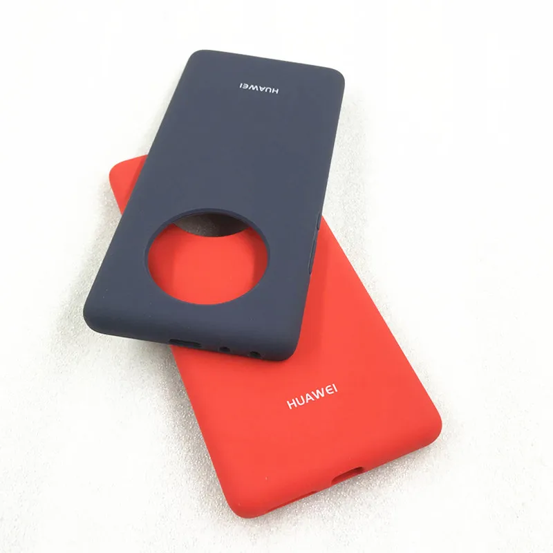 Оригинальный жидкий силиконовый чехол для Huawei Mate 40 Pro Шелковый мягкий на ощупь mate