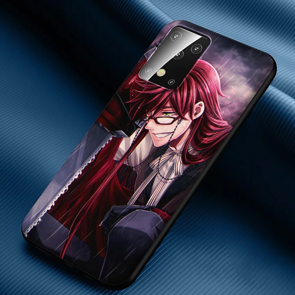 Мягкий чехол Lavaza Черный Батлер Kuroshitsuji для Samsung Note A3 A5 A6 A7 A8 A9 A10s A20s A30s A40s A50s 10 A70 8 9 J6