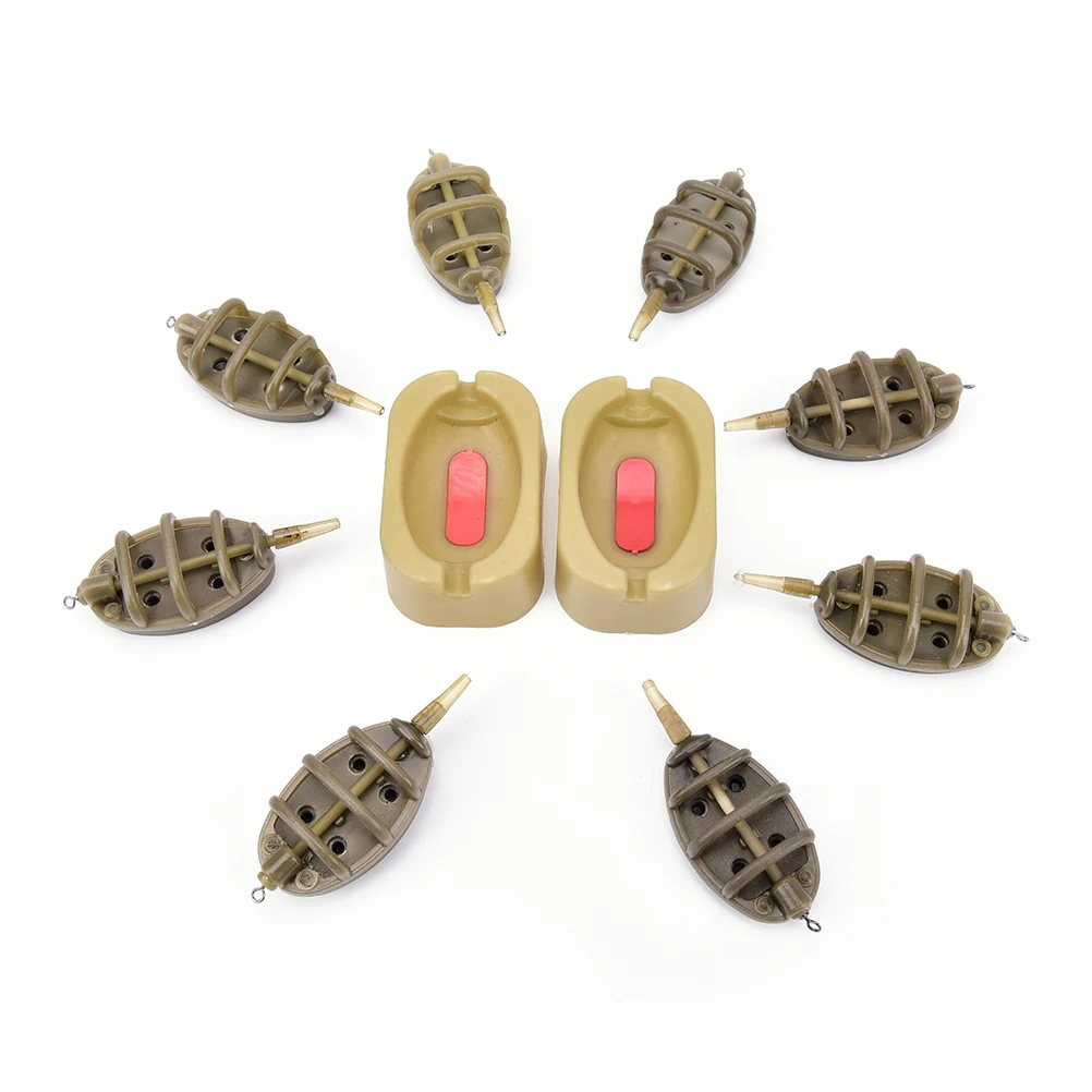 4 шт. встроенный метод подачи кормушки для ловли карпа с крюком удаления