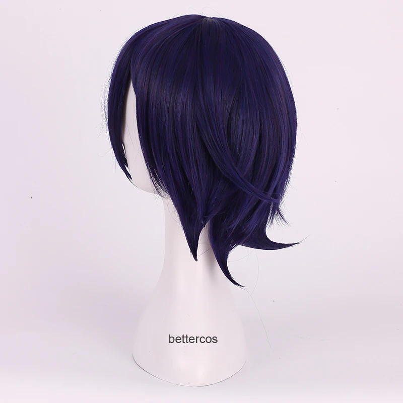 Danganronpa V3: Killing Harmony Ouma Kokichi Косплей парики короткие прямые термостойкие синтетические волосы парик+ парик шапка