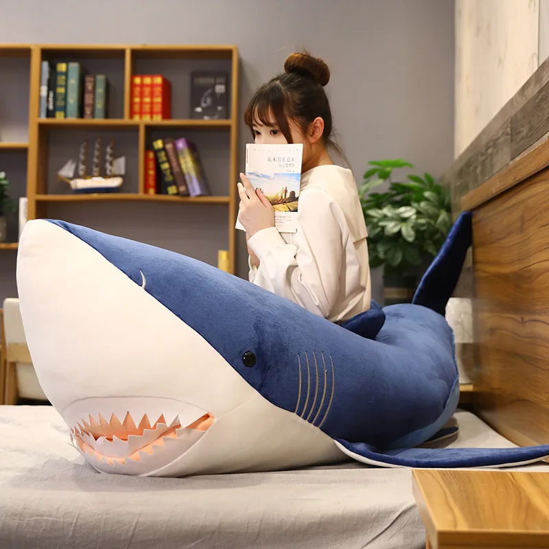 

Big Size Soft Toy Plush Shark Stuffed Toys Plush Toys Sleeping Cute Pillow Cushion Stuffed Animal Gift For Children