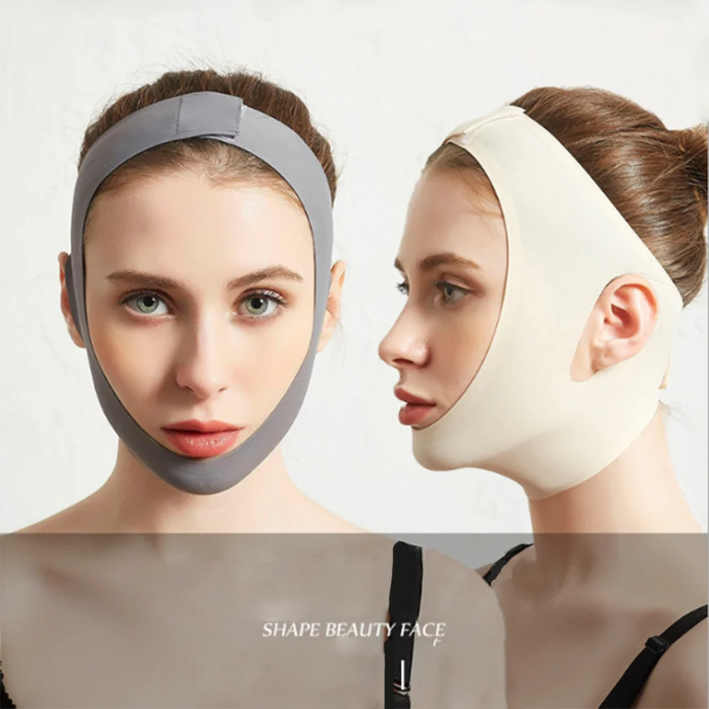 

Elastic Face Slimming Bandage Breathable V Line Shaper Chin Reduce Cheek Lift Up Belt Facial Anti Wrinkle Strap Face Care Tools
