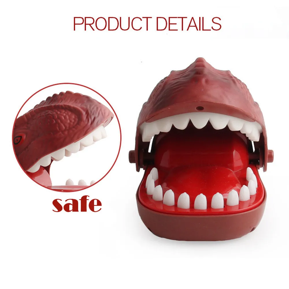 Динозавр стоматологическая игра Классические кусающие руки пальцы игрушки