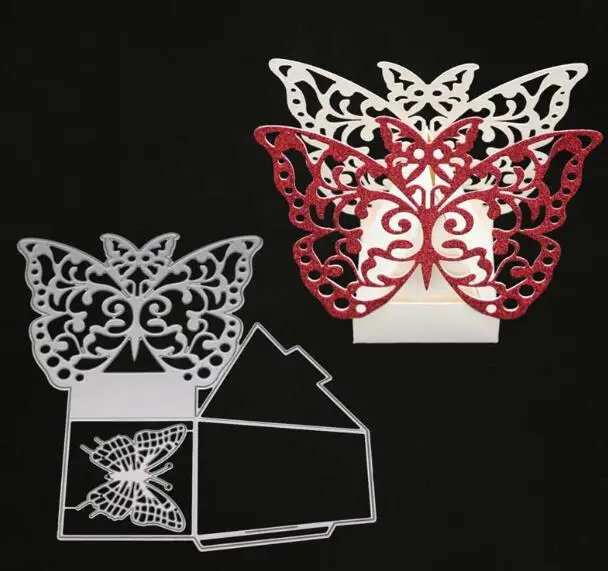 16.9x16.7cm YINISE металлические режущие штампы для трафареты для скрапбукинга ящик коробка цветок DIY открытки в альбом украшения тиснение Складная матрица вырезы вырезать умирают плесень Записки бумага ремесло нож плесень лезвие - Цвет: 16.9x16.7cm