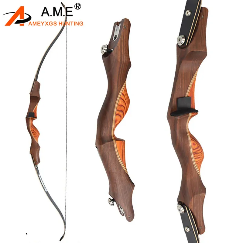 60 дюймовый лук для стрельбы из лука Рекурсивный Деревянный Стояк 30 фунтов