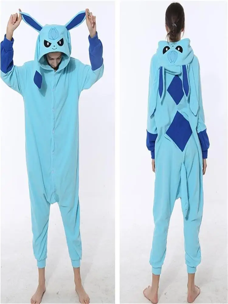 Kigurumi взрослых аниме покемон косплей костюм черный ребенок Пикачу Onesie унисекс мультфильм пижамы вечерние для женщин и мужчин - Цвет: Зеленый