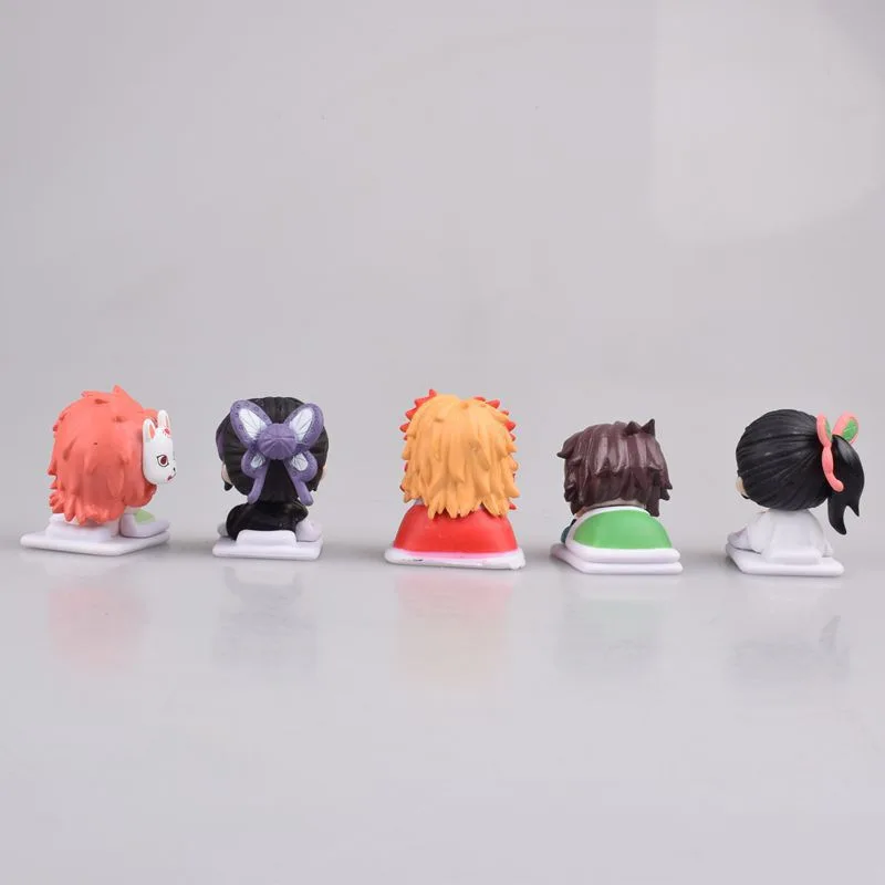 5 шт./лот Kimetsu no Yaiba фигурка танджиро цуюрий канаво кочоу шинобу Спящая кукла аниме
