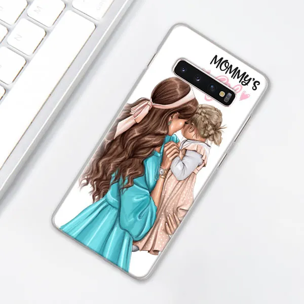 H08 Черный чехол для телефона с изображением мамы и королевы для samsung Galaxy S10e S10 Plus S7 S8 S9 Plus Note 8 9 10 Plus S10 5G жесткий чехол - Цвет: H08