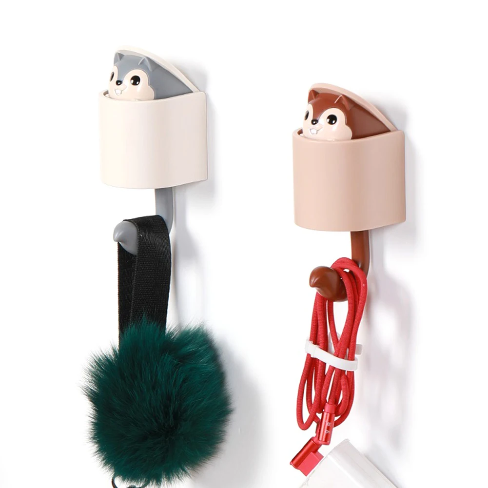 Новинка 2020 настенный крючок для пальто держатель ключей наружный в виде белки