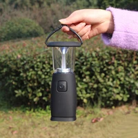 6 led solar hand up crank dynamo led light lantern lamp for outdoor camping hunting hiking sailing sal99