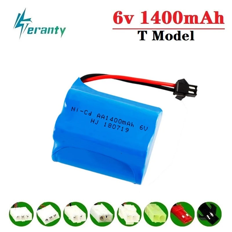 1400mah 6v аккумуляторная батарея для Rc игрушки автомобили танки грузовики RC роботы