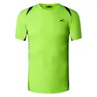 Мужская Спортивная Футболка Jeansian LSL601, зелено-желтая футболка для бега, фитнеса, тренировок, футбола