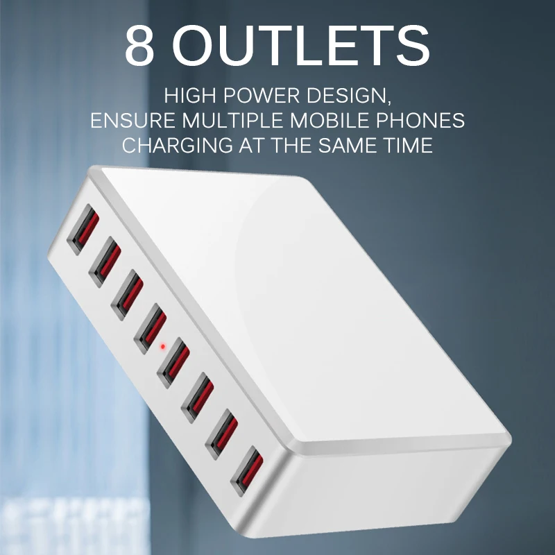 8 Порты и разъёмы USB Зарядное устройство концентратор мульти док станция для