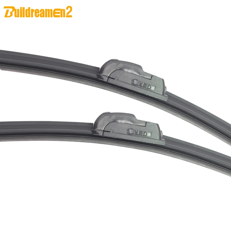 Buildreamen2 автомобильный внедорожник Мягкие резиновые Стеклоочиститель Bracketless