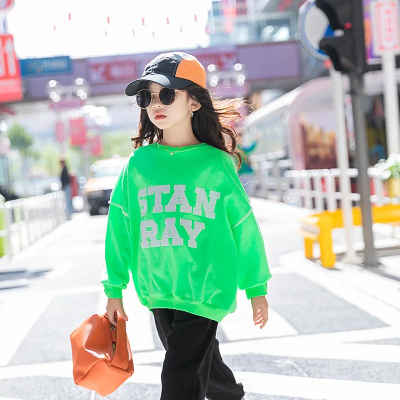 

Girls' Hoodies Sweatshirts Baby's Kids 2021 Classic Spring Autumn Top Toddler Pullover Beach Overcoat Outdoor Cotton Children's