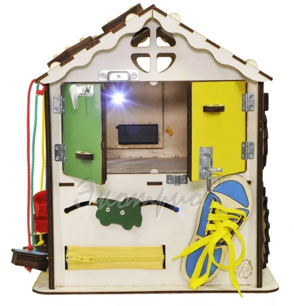 Рисунок 5 - Бизиборд Домик развивающий с электрикой