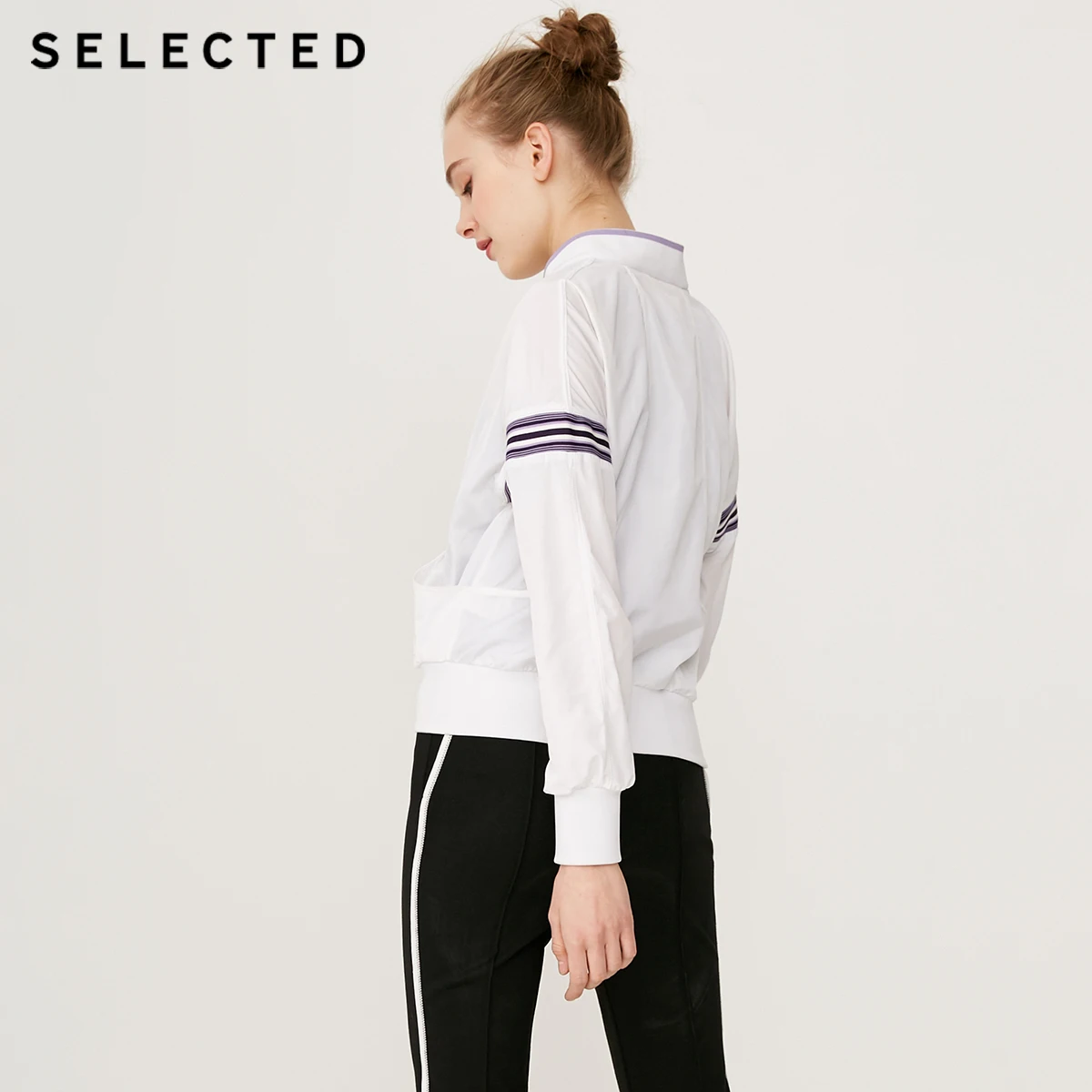 Женская спортивная куртка из водонепроницаемого материала с Бейсбольным