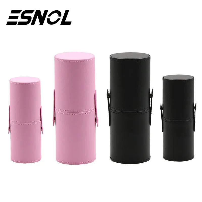 

Travel Leather Cosmetic Brush Pen Holder Storage Makeup Empty Holder Table Organizer Makeup Nail Polish Cosmetic Tools Holder