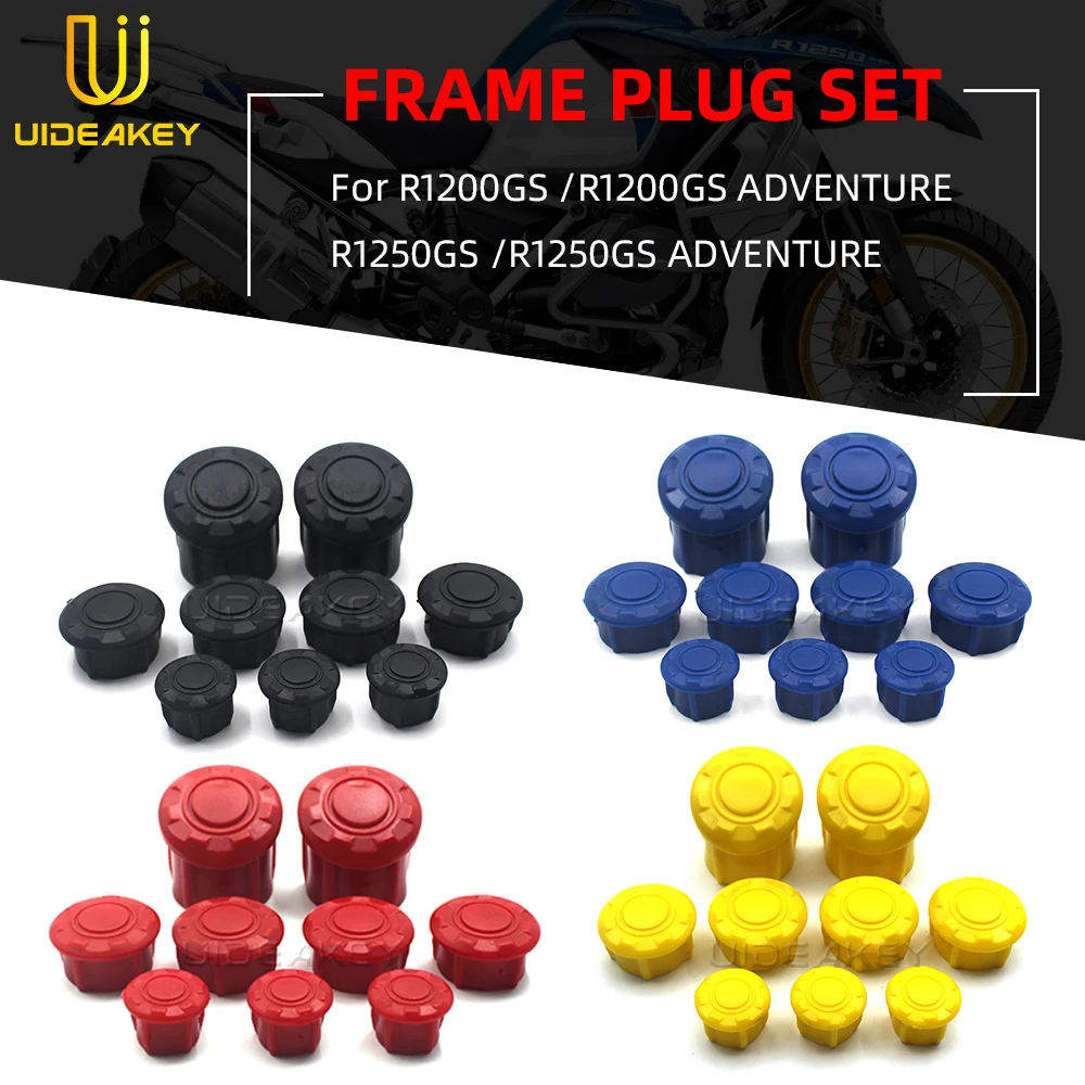 

Для BMW R1250GS LC R1250 GS Adventure R1200GS LC ADV 2014-2021 Крышка отверстия для рамы мотоцикла, s-образный разъем, Набор декоративных крышек для рамы