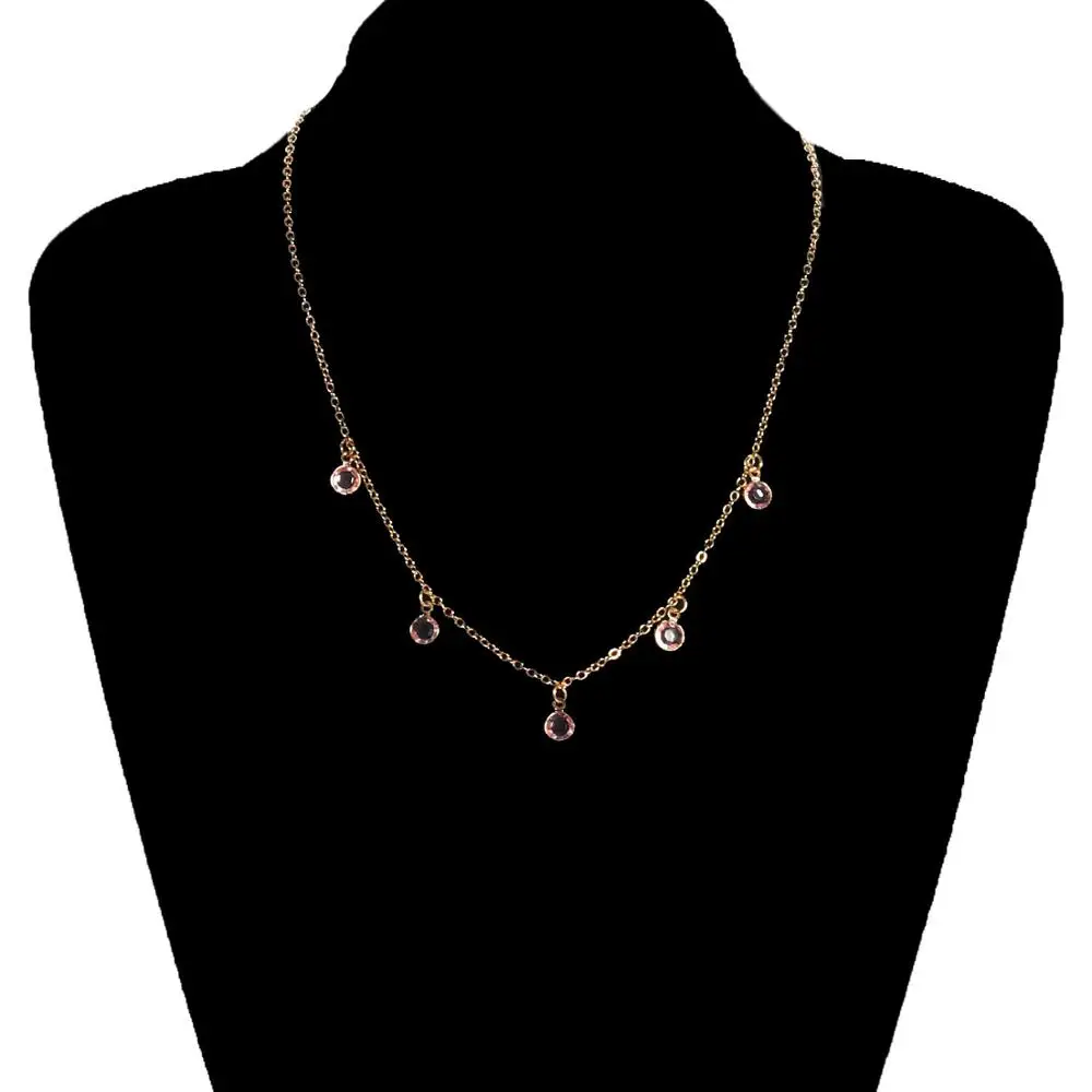 Модная акриловая цепочка с кулоном для женщин колье-чокер Femme Jewelry XL1081