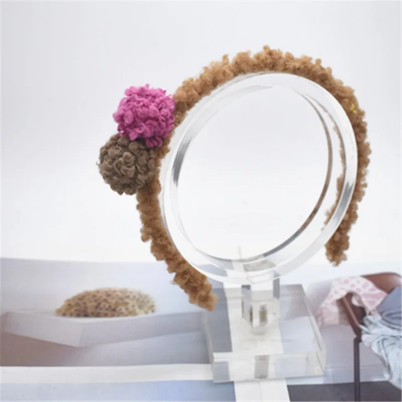 Детская милая повязка для волос нескользящая заколка в южнокорейском стиле