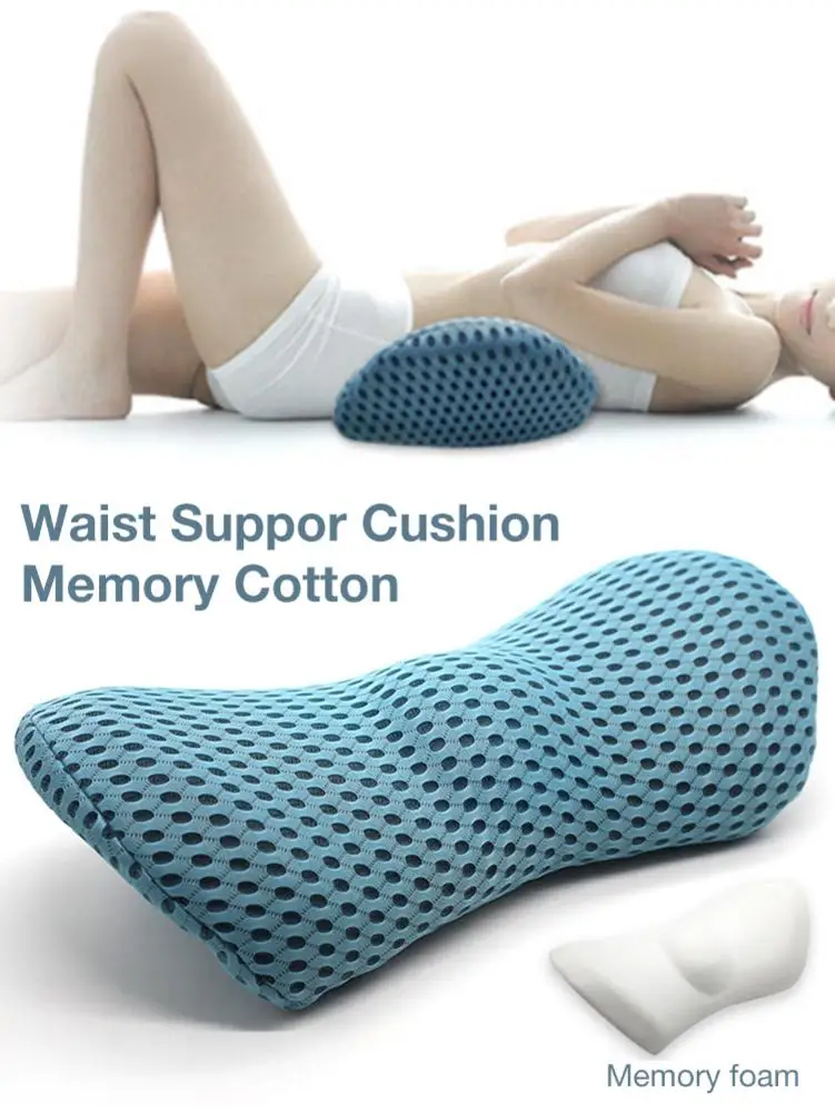 Подушка для поясницы хлопковая сна с эффектом памяти Ортопедическая подушка