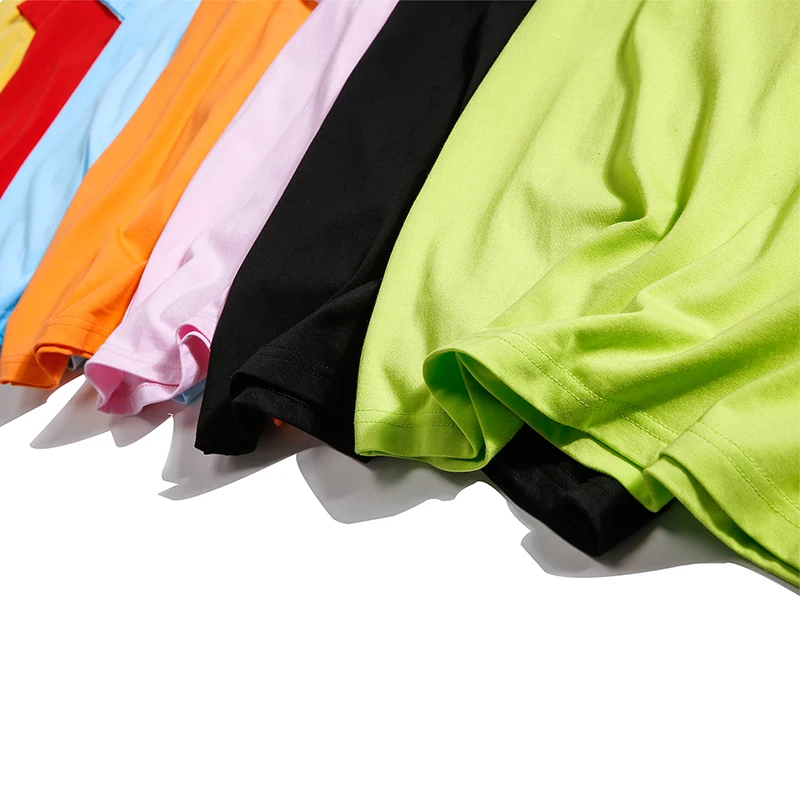 

SingleRoad 15 Colors 200g High Quality Man's T-shirt Men Summer Casual Slim Fit Plain Solid T Shirt Men 100% Cotton Tshirt Male