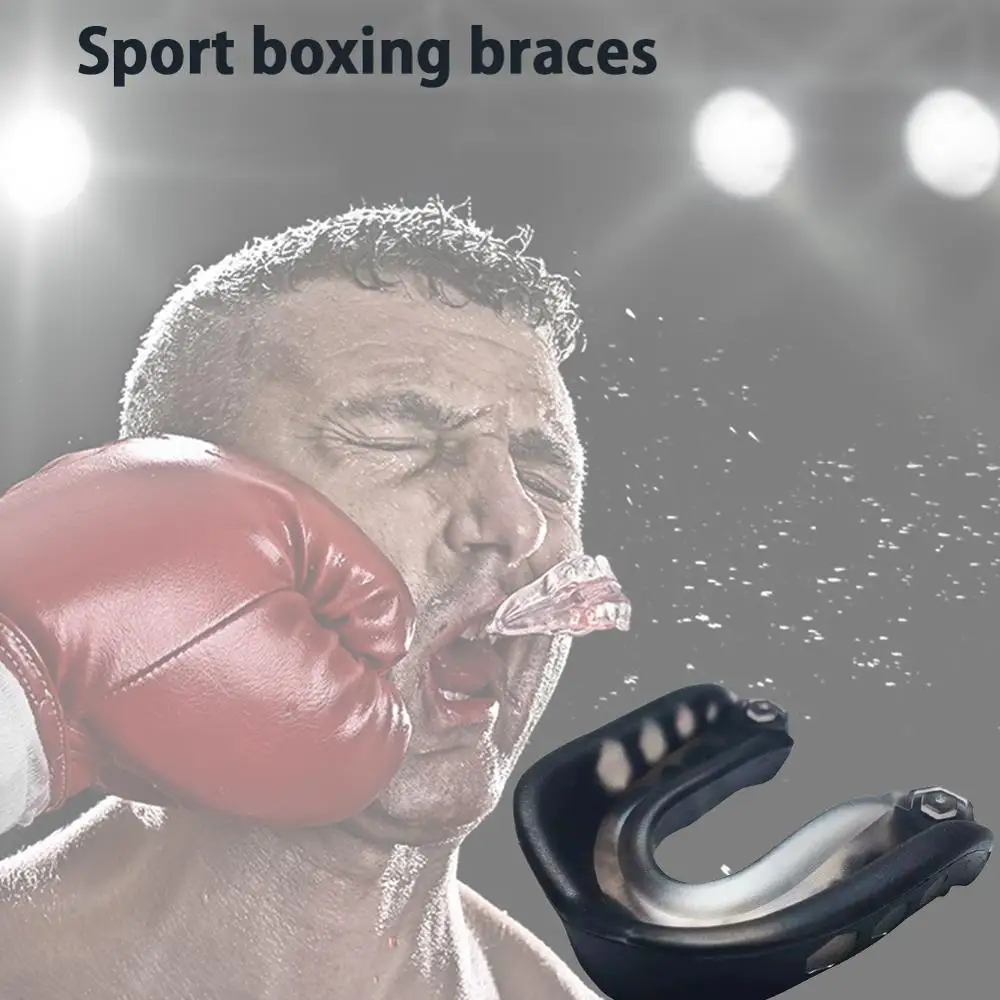 

Plastic teeth protection basketball Taekwondo teeth protection sport boxing braces 30DC10