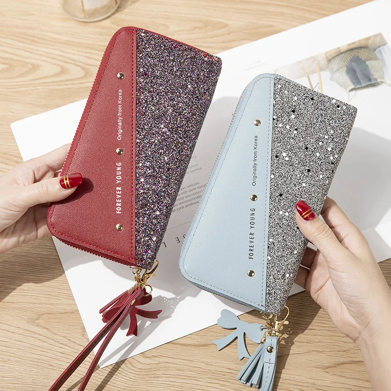 Кошелек для монет карманные кошельки дамские сумочки длинный женский клатч