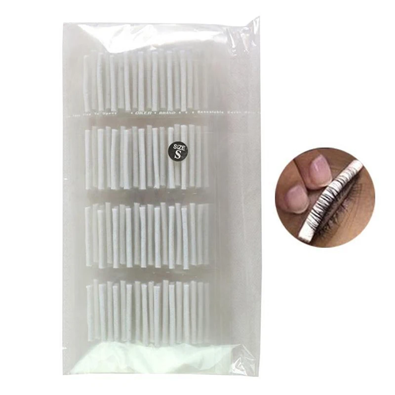 32pcs SML Eyelash Permanent Rod Curler Pole For Extension White Perm Eye Pads Make Up Tools | Красота и здоровье