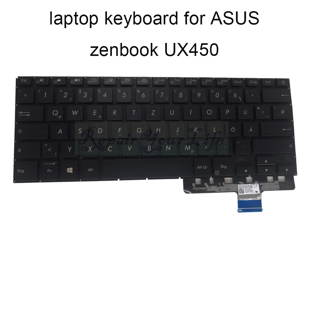 

Greek german backlit keyboard for ASUS THE UX450 LAPTOP zenbook Pro 14 UX450FD computers keyboards Swiss 0KNB0 262LGR00 262LGE00