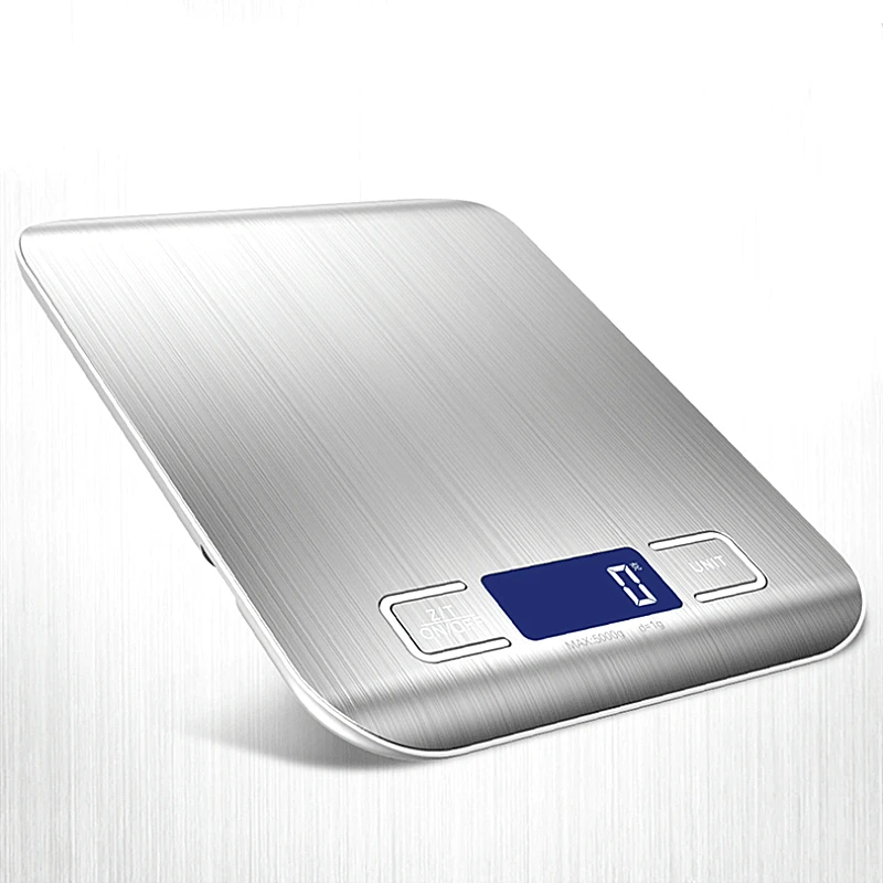 Электронные кухонные весы цифровой безмен из нержавеющей стали с ЖК дисплеем 11