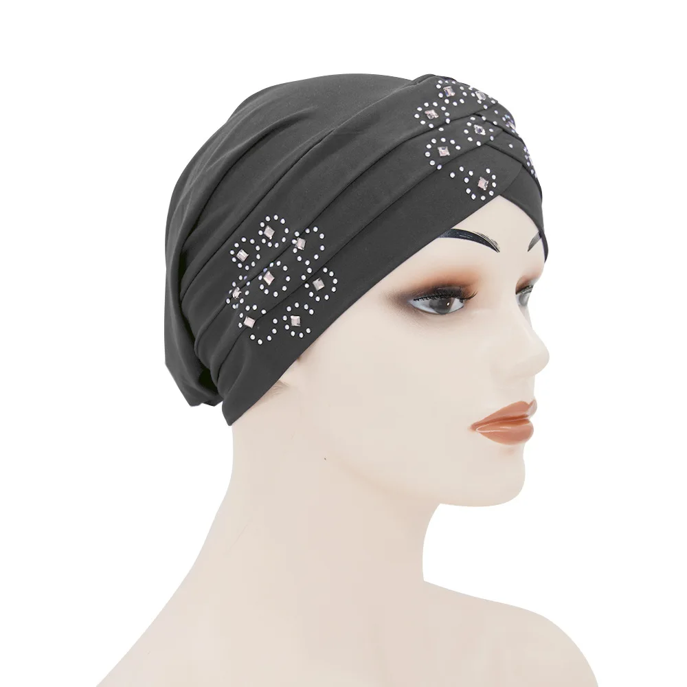 

Women Scarf Turban Caps Muslim Hijab Forehead Cross Hijabs Inner Cap Headscarf Under Hijab Bonnet Headwrap Islamic Hat Chemo Cap