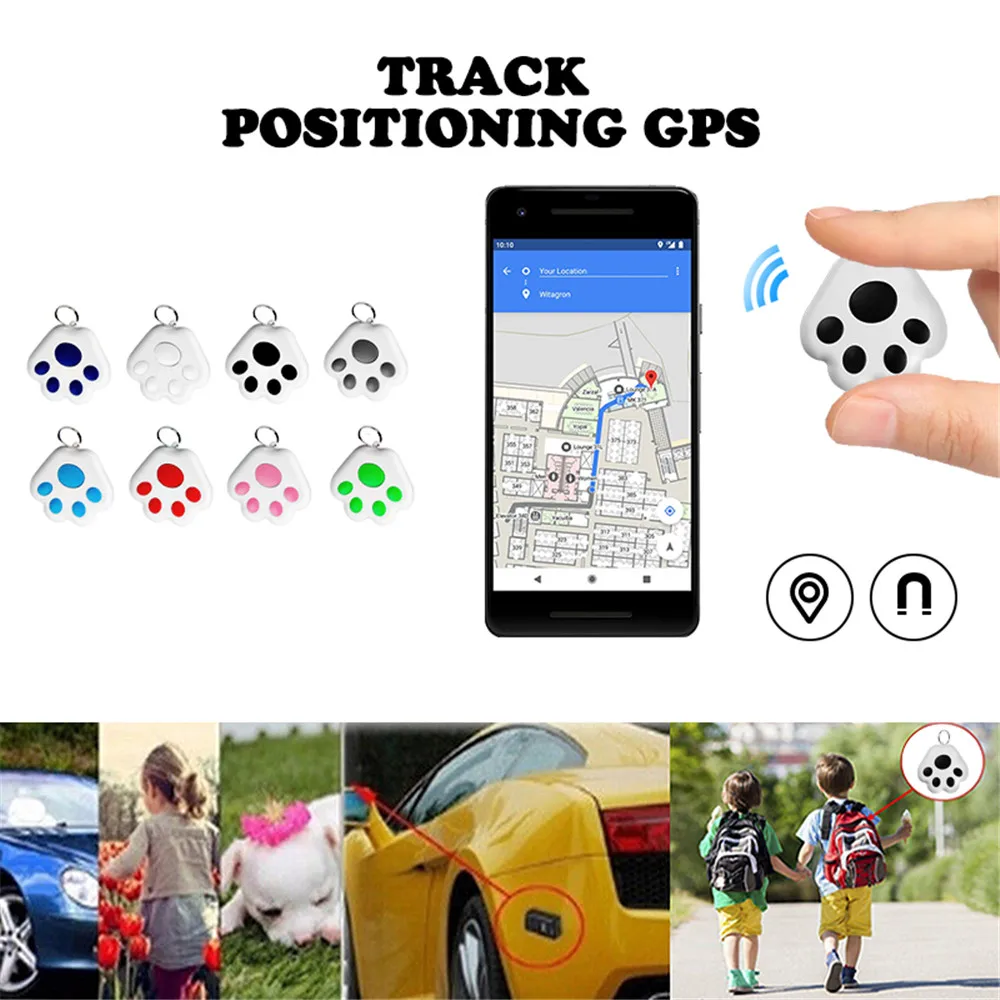 Умный мини Gps трекер для собак и кошек приложение защиты от потери Bluetooth