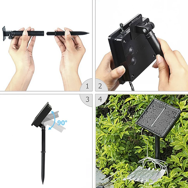 

Solar Copper Wire Light String 100Led Decoration Courtyard Colored Outdoor Christmas Copper Wire Light String