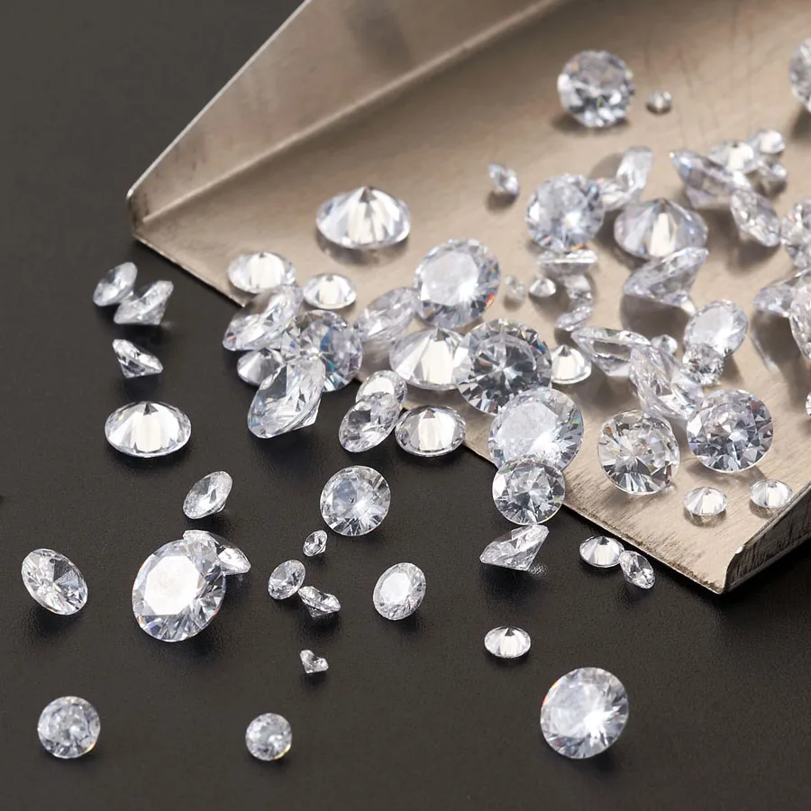10-50 шт. прозрачные кабошоны из фианита | Украшения и аксессуары