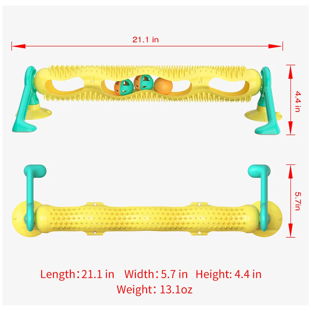 

Interactive Cat Toys Turntable Scratching Catnip Funny Kitten Fidget Toy Track Ball Molar Teeth Puzzle Catnip Supplies for Cat