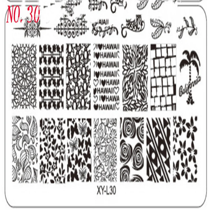 

New nail printing template environmentally friendly plastic template