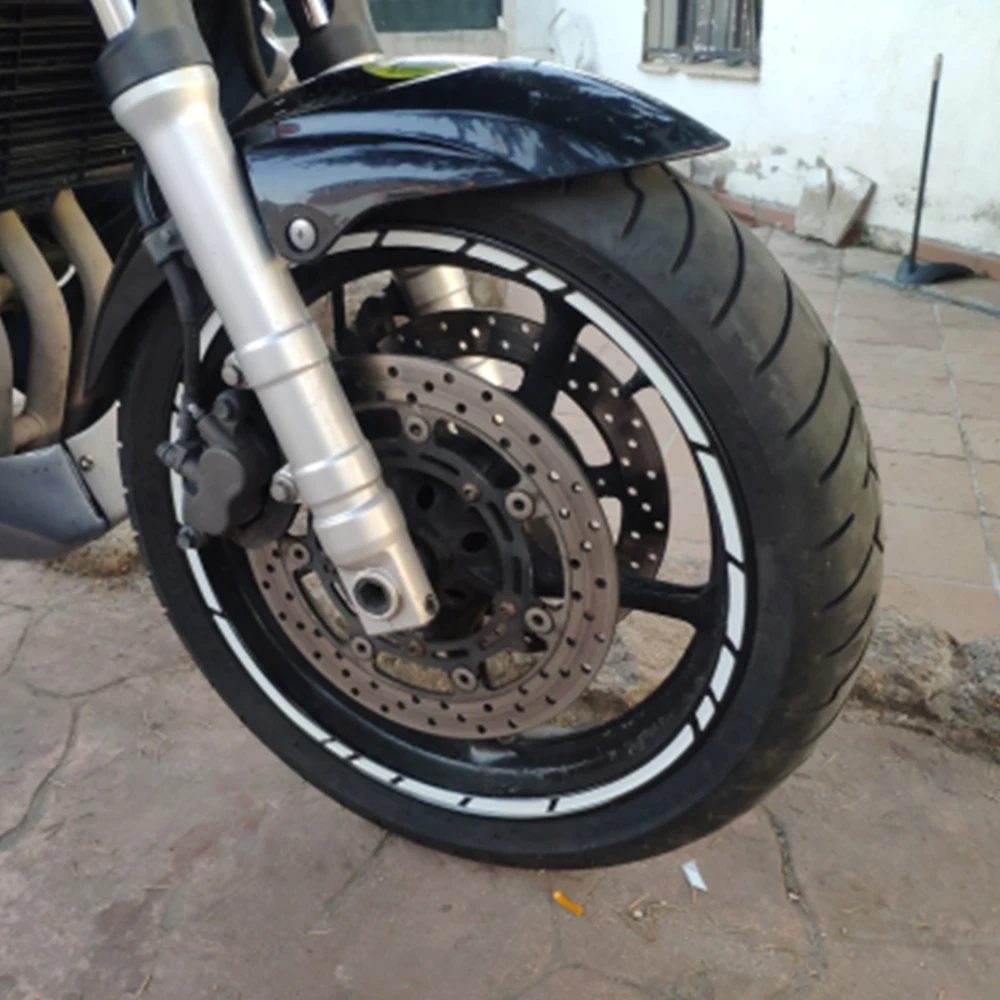 Автомобильный мотоцикл шина обода наклейка s 17 &quot 19&quot отражающая колесо для шин