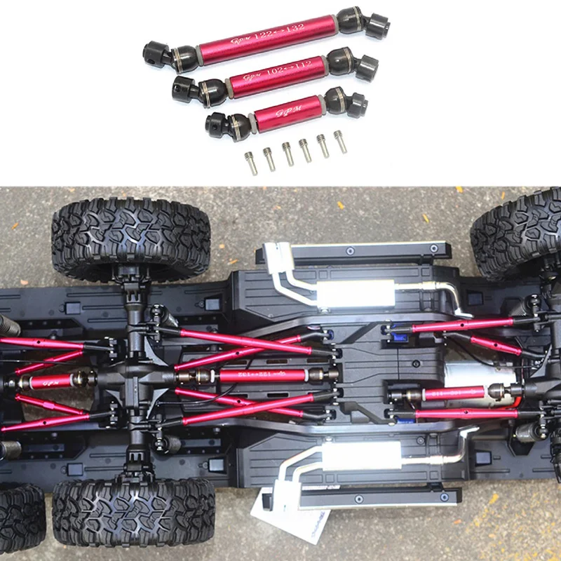 

CVD Front Middle Rear Drive Shaft for 1/10 TRAXXAS TRX-6 G63 6X6 88096-4 RC Car Upgrade Parts Metal Drive Shaft