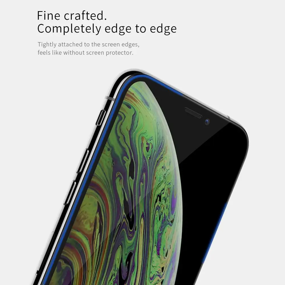 Теплоизогнутое изогнутое полное покрытие для Iphone 11 Pro Max XR X XS закаленное стекло