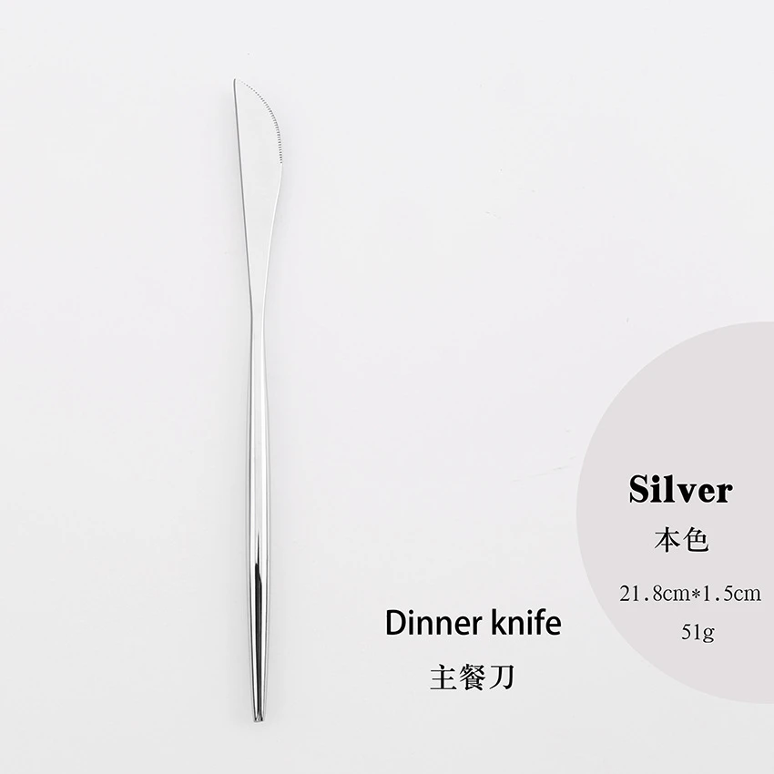 High Quality Gold Cutlery Set Stainless Steel Portable Dinnerware Set Mirror Polishing Food Steak Fork Spoon Knife Chopstick 1pc - Цвет: 1