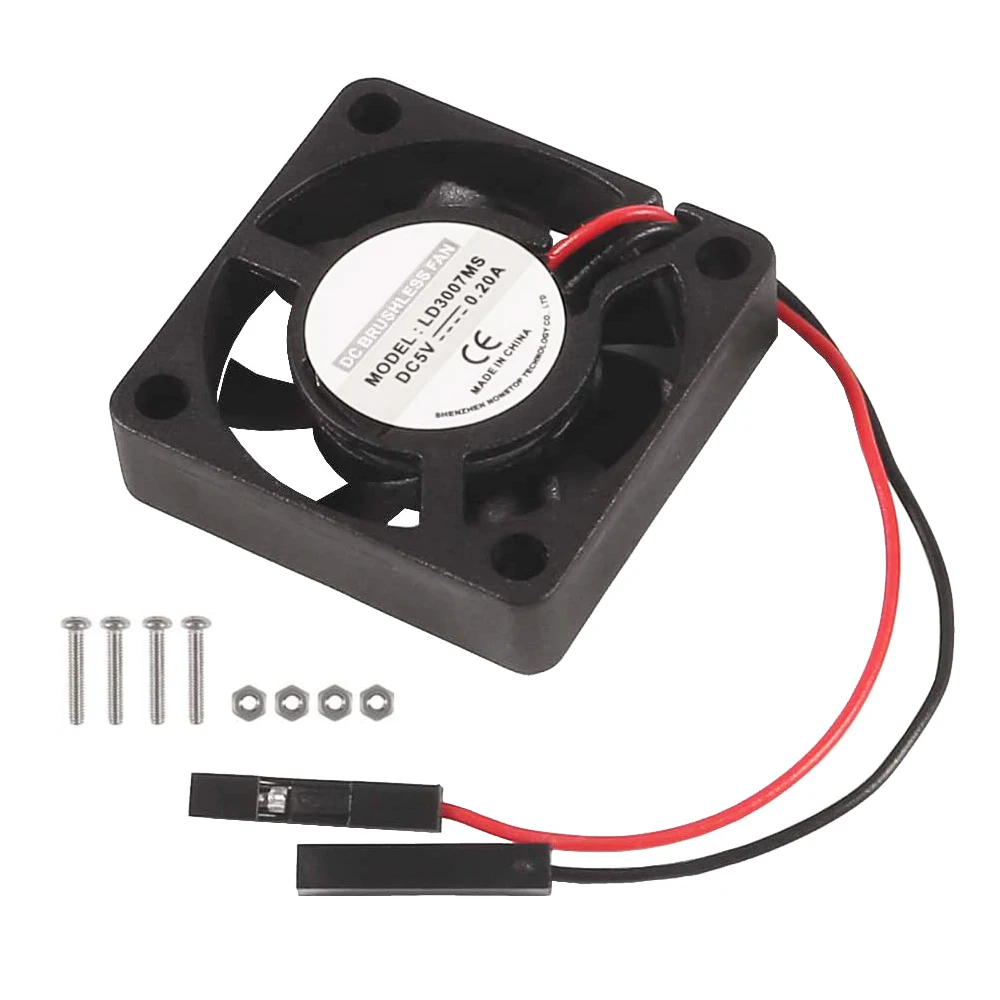 Raspberry Pi Вентилятор охлаждения постоянного тока 5 в 3 В кулер для Pi4 модели B 4B 3B 2B Orange